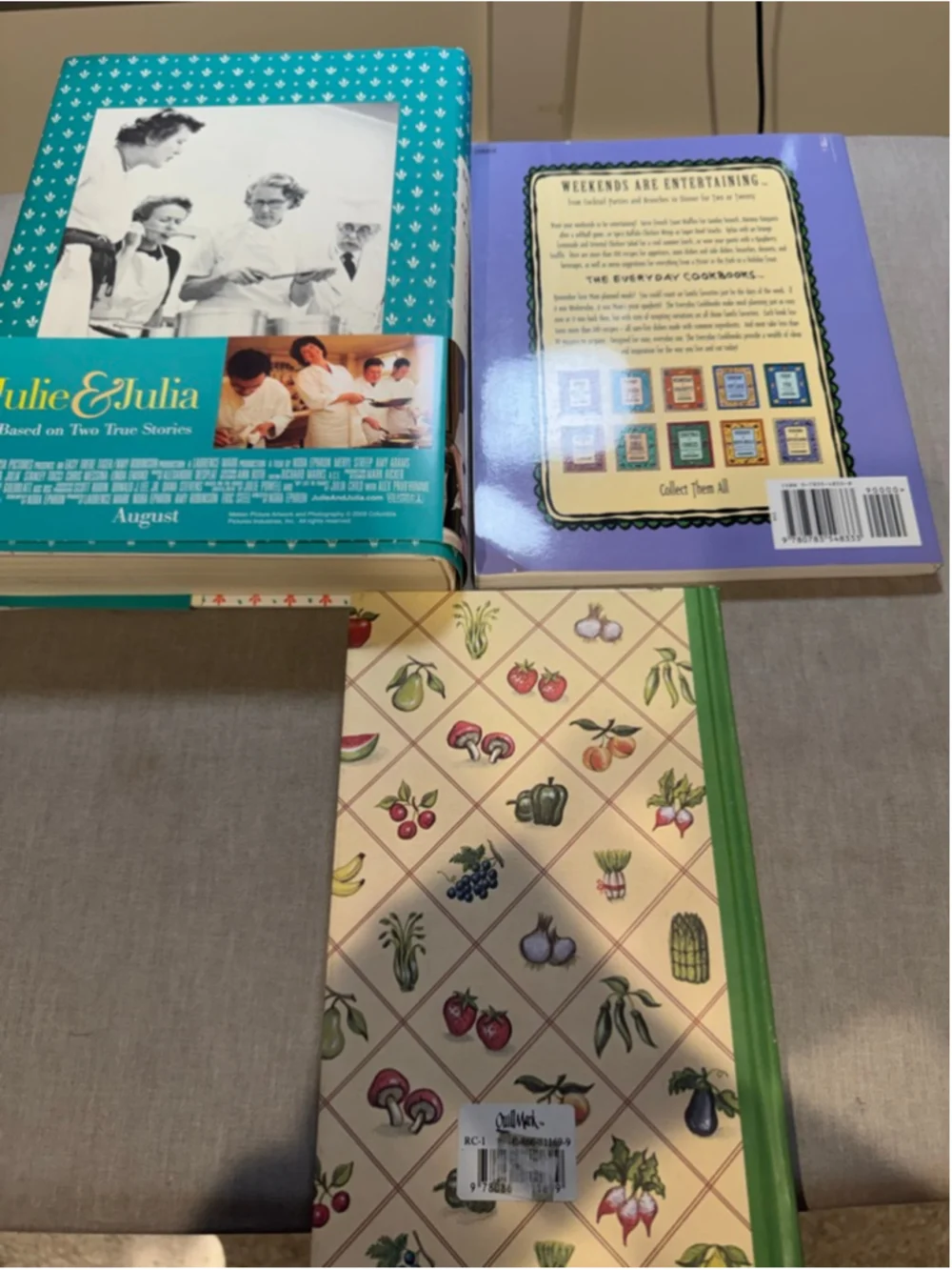 Julie & Julia Child Mastering the Art of French Cooking + 2 Recipe/Cookbooks